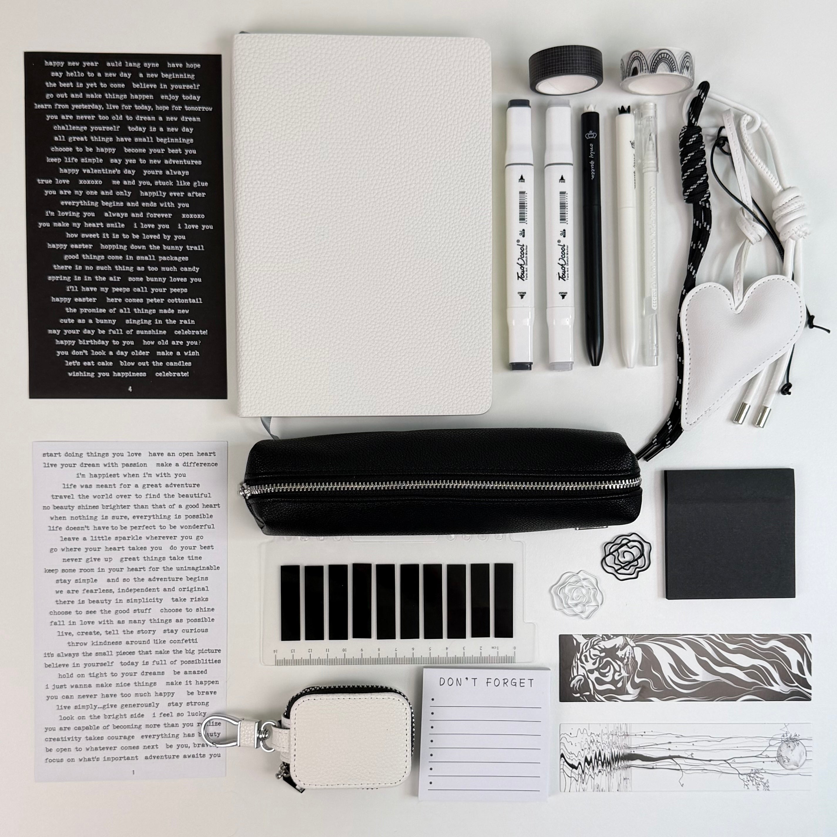 🤍🖤 Minimal Black & White Gift Box