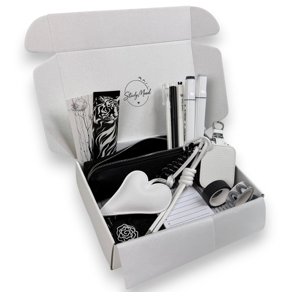 🤍🖤 Minimal Black & White Gift Box